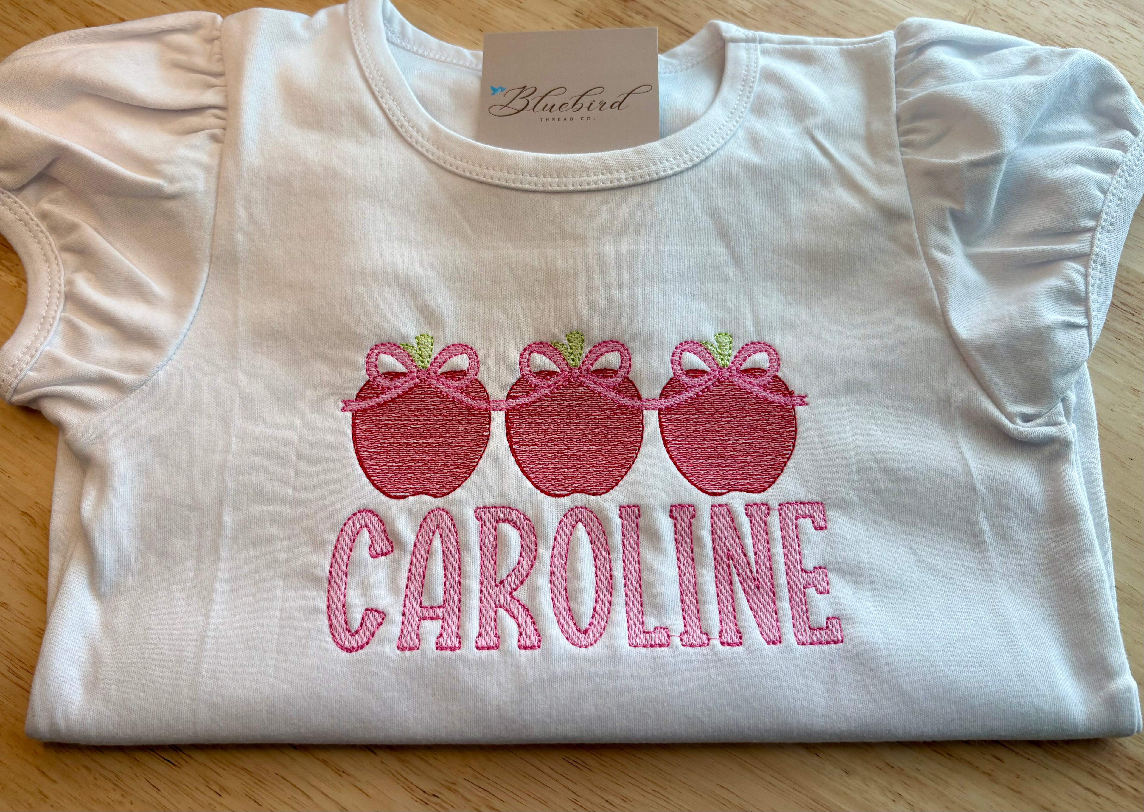 Apples Back to School Ruffle Tee