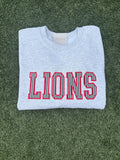 LIONS Applique Crewneck Sweathsirt