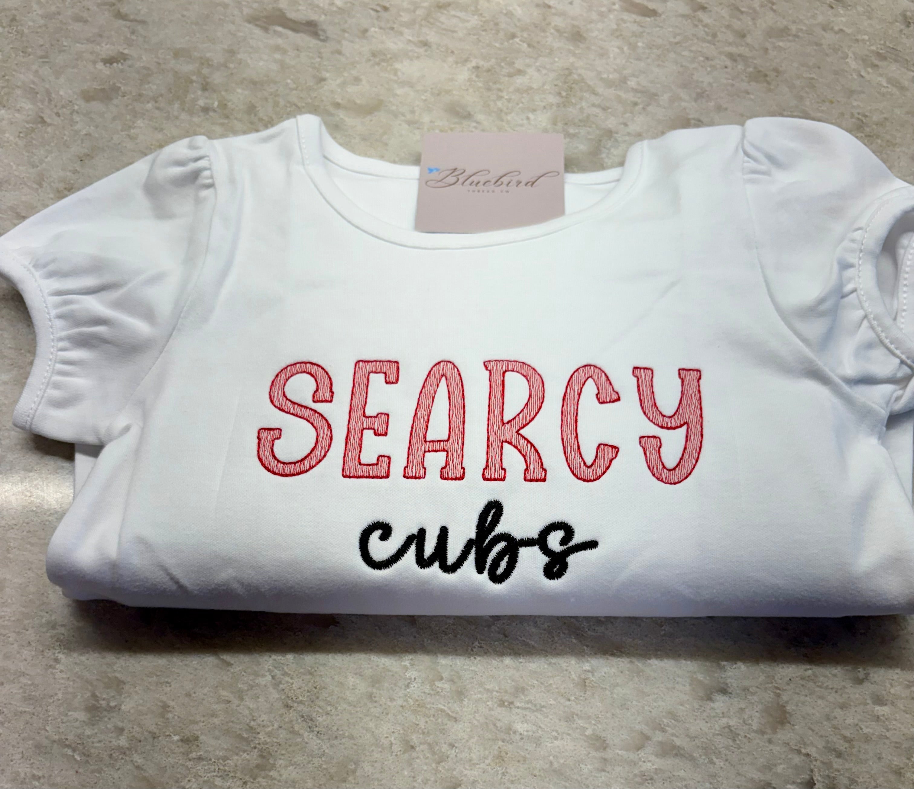 Searcy Cubs Ruffle Tee